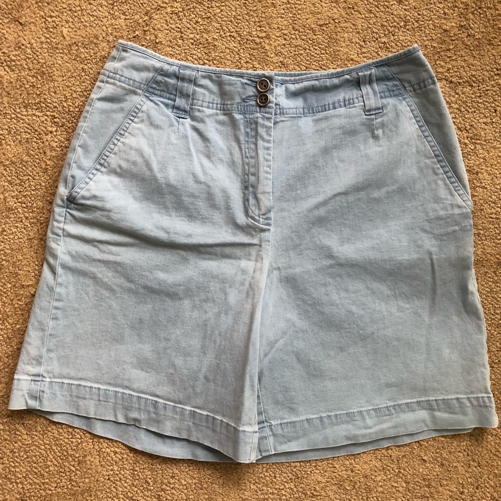 Talbots powder blue shorts